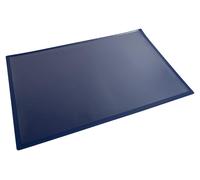 Sous-main en carton rigide, personnalisable, en PVC, de couleur bleue, dimensions 37,5 x 57,5 cm