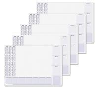 Sous-main format A2 avec calendrier 2026-2028, 5 blocs de 30 feuilles, couleur lilas