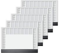 Sous-main Office 595x410mm Calendrier 2 ans Agenda journalier et semainier avec 40 feuilles Paquet de 5 pièces
