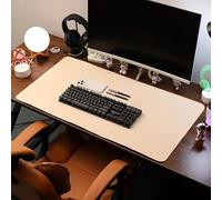 Sous Main Office Desk Mat Large 28 x 91 cm, PU Leather, Waterproof, Non-Slip, Easy to Clean, Table Protector for Office and Home, Suitable for Keyboard Writing