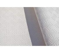 Sous nappe blanc TEKNIGOMME ep. 3,5 mm- Largeur 130 cm roulé sur tube (sans plis) (Carré 1,30 x 1,30 m)