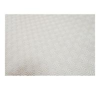Soleil d'ocre, sous Nappe uni Rectangle, PVC, Blanc, 140x300 cm