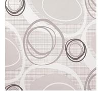 Sous-nappes Bulgommes - PROMO LINGE - Circle - 140 x 140 cm - Blanc,Gris
