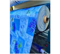 Sous-nappes Bulgommes - PROMO LINGE - Provençale - PVC - 140 x 100 cm - bleu