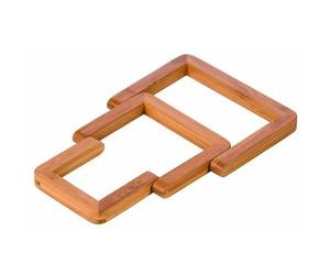 Sous-Plat - Tescoma - 900854 - Pliable - Bois De Bambou - Garantie 3 Ans