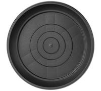 Sous-pot rond pour pot de fleurs - Sous-pot - 37 cm - Plastique - Balcon/terrasse/rebord de fenêtre - 1 pièce - Anthracite