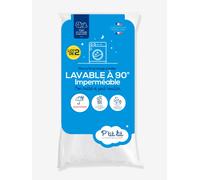 Sous taie d'oreiller imperméable peut bouillir 90°C blanc 50X70