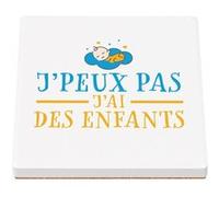 Sous Verre Céramique (1 unité) - Fabulous - J'peux pas j'ai plongée (100 x 100 mm) G