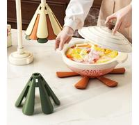 sous-Verres avec, Set de Table Design pour Lampe, Green | Dessous de plat résistant à la protège les comptoirs, cuisine extérieure Camping, lampe de bureau,