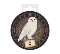 ABYSTYLE - Harry Potter - Dessous de Verre en céramique Hedwige - Produit Officiel - Dimensions 10 x 10 cm - Base Antidérapante