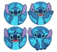 Sous-Verres Paladone Disney Stitch Lot de 4 Multicolores