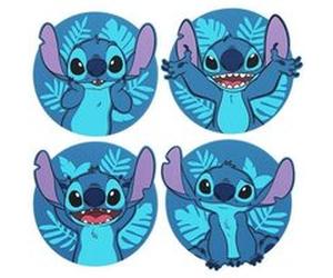 Sous-Verres Paladone Disney Stitch Lot de 4 Multicolores