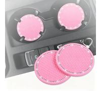 sous-Verres Roses pour Mercedes-Benz GLC 2017-2022 | Texture Nid Abeille Améliorée Maintient Gobelets Lors Des Trajets Matériau En Silicone Épaissi Ajoute Isolation Thermique