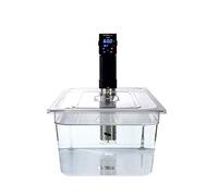 SousVideTools Récipient en Polycarbonate avec Couvercle Découpé Sur Mesure Pour Le Cuiseur Sous Vide Precision, 20 L