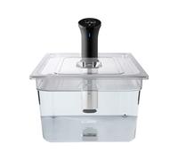 SousVideTools Récipient Transparent en Polycarbonate avec Couvercle Découpé sur Mesure pour Cuiseur sous Vide Anova sans Bpa, Antiadhésif, Passe au Lave-Vaisselle 20 l
