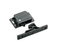 Southco C3-810 X 6 C3-810 Série passivé Plastique Grabber Catch Fixation latérale dissimulée Push-to-close Loquet avec Printemps Noir, 44 N Pullup, Noir (Lot de 6)