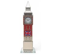 Souvenir Big Ben, 24 cm, argenté, avec éclairage LED