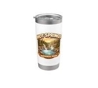 Souvenir du parc national de Hot Springs en Arkansas Gobelet isotherme en acier inoxydable double paroi