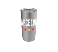 Souvenir fantaisie style athlétique rétro Barcelone Gobelet isotherme en acier inoxydable double paroi