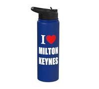 Souvenir « I Love Milton Keynes » Stainless Steel Insulated Water Bottle
