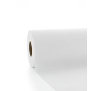 Sovie HORECA - Rouleau de nappe, blanc, Linclass® Airlaid, 120 cm x 25 m, pour mariage, anniversaire, baptême, communion, fabriqué en Allemagne