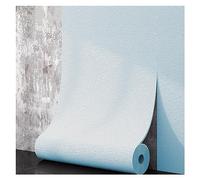 SOVORM Papier Peint en Mousse Auto-adhésif 10M, Effet Texture Lin, Papier Peint Simple Et Moderne pour La Décoration De La Maison Et La Rénovation De Meubles, Doux Et Anti-Collision (Color : Blue)