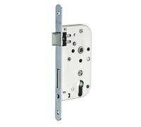 SP - Boitier de serrure encastrable à cylindre pour porte d'entrée, axe 50mm, bouts carrés, zingué, sans gâche - SP