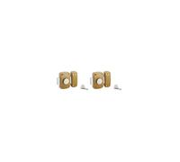 SP - Lot de 2 verrous à bouton, cylindre Ø23 x 45 mm, s'entrouvrant, 3 clés/verr. - SP