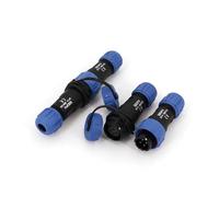 SP13 Series Waterproof IP68 In-Line Male and Female Circular Aviation Cable Plug Connector MQXFCZUX(7Pin Male and Female)