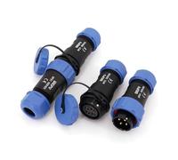SP21 Series Waterproof IP68 Male and Female In-Line Circular Cable Plug Connector NWPNLXEA(5Pin Male and Female)