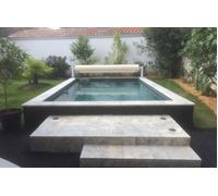 Spa de nage béton 4 x 2 m + nage à contre courant