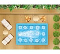 Spa de nage béton 5 x 3 m + nage à contre courant