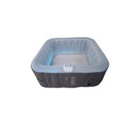 Spa gonflable 6 places carré - Sunspa - Bandeau LED inclus - Dimensions : 185 x 185 cm