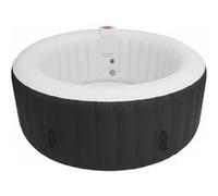 Spa gonflable 6 places rond - Ospazia - Diamètre : 208 cm - Filtre et bâche inclus Noir G
