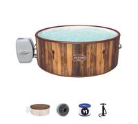 Spa gonflable BESTWAY - Lay-Z-Spa Helsinki - 180 airjets - 180 x 66 cm - 5 à 7 places - Rond (couverture, cartouche, diffuseur)