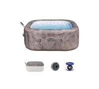 Spa gonflable LayZSpa Rome 140 airjets 180 180 71 cm 4 a 6 places Carré c