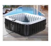 Spa Gonflable NICE en PVC - 6 places - Gris/Noir 6 G