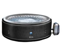 Spa gonflable rond 5-6 places à imprimés Boa - Noir - 196x71cm