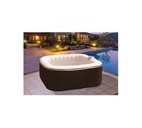 Spa gonflable SUNSPA AC01 LED 157 67 cm 4 places Carré Livé avec filtre cadenas