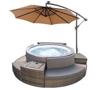 Spa NETSPA VITA PREMIUM + 5 mobiliers + parasol complet