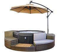 Spa Octopus 6 Places NetSpa + 5 mobilier + Parasol