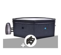 Spa portable Netspa semi-rigide Octopus octogonal Bulles 4-6 places + 2 appuie-t?tes + porte-gobelet