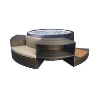 Spa portable netspa vita 4 places avec 5 meubles - Netspa