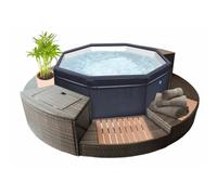 Spa portable OCTOPUS NetSpa 6 Places-Octopus + Pack Mobilier 5 modules-