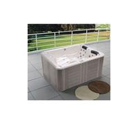 SPA RUBIS 44 jets 2 à 3 places 190x160x84 cm avec couverture-Vert-Vert--