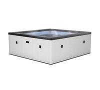 Spa Semi-Rigide Netspa Idaho - 6 Places Coloris Pebble White 70/90 Airjets massants