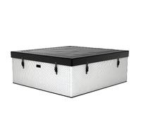 Spa semi-rigide NetSpa Idaho Pebble White carré (4 à 6 places) - Wifi