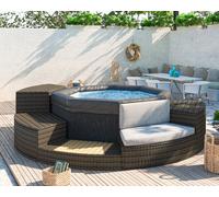 NetSpa Spa Octopus semi-rigide 4-6 places + mobilier 5 éléments