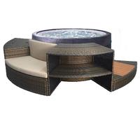 Spa semi rigide NetSpa VITA + Mobilier (5 éléments)