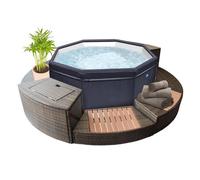 Spa portable OCTOPUS NetSpa 6 Places-Octopus + Pack Mobilier 5 modules-